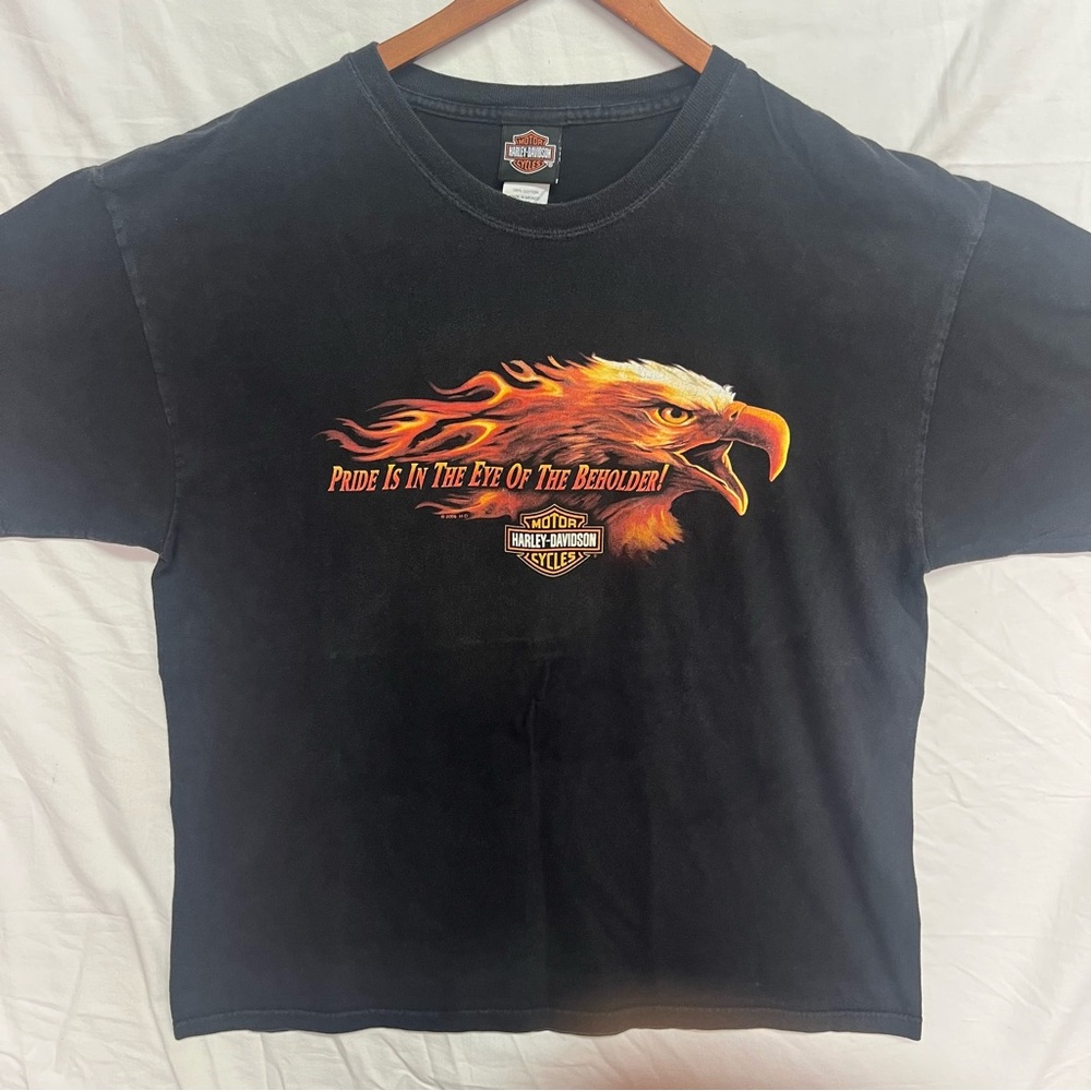 Vintage Harley Davidson T-shirt Smaltz's Harley Eagle PA  XL